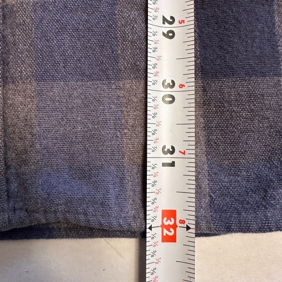 LL Bean Men’s Size XL Chamois Cloth Flannel Shirt Blue Plaid Traditional Fit - Picture 7 of 7